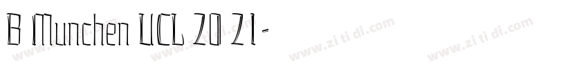 B Munchen UCL 20 21字体转换